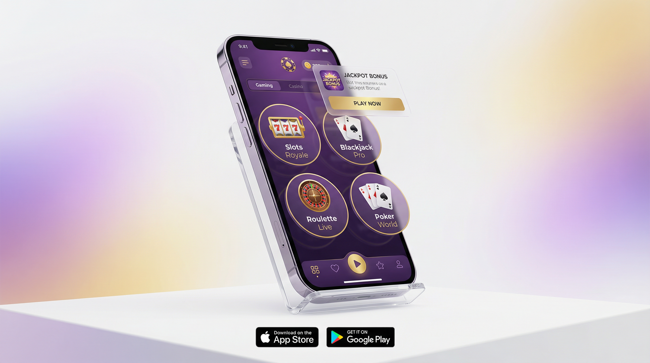 博彩导航APP界面展示